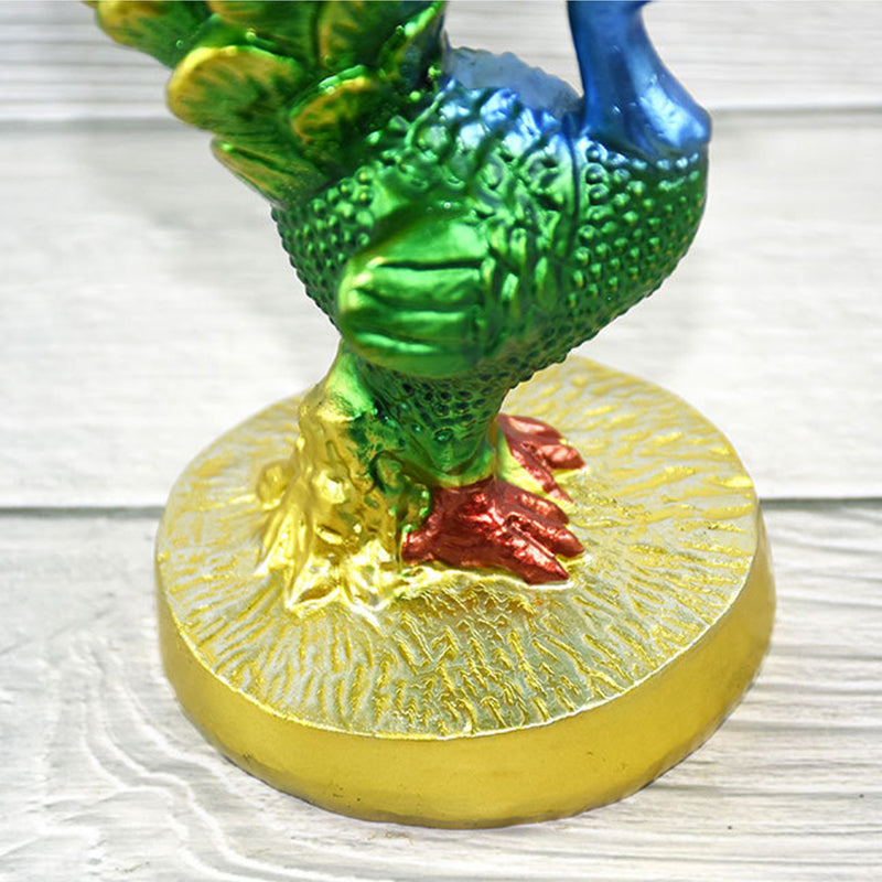 Romantic Restaurant Creative European-Style Peacock Candlestick Resin Craft Indoor Soft Furnishing Home Decor Ornament